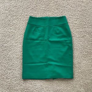 Green J Crew Skirt